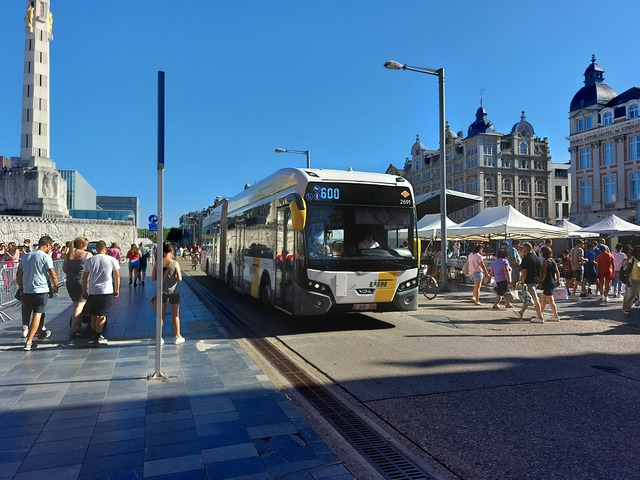 Foto van DeLijn VDL Citea SLFA-180 Hybrid 2691 Gelede bus door Jossevb