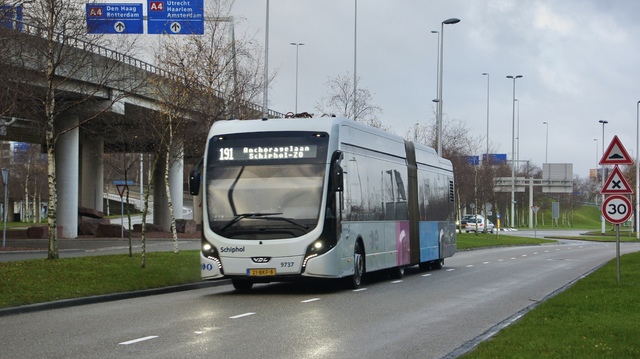 Foto van CXX VDL Citea SLFA-181 Electric 9737 Gelede bus door WartenHoofdstraat
