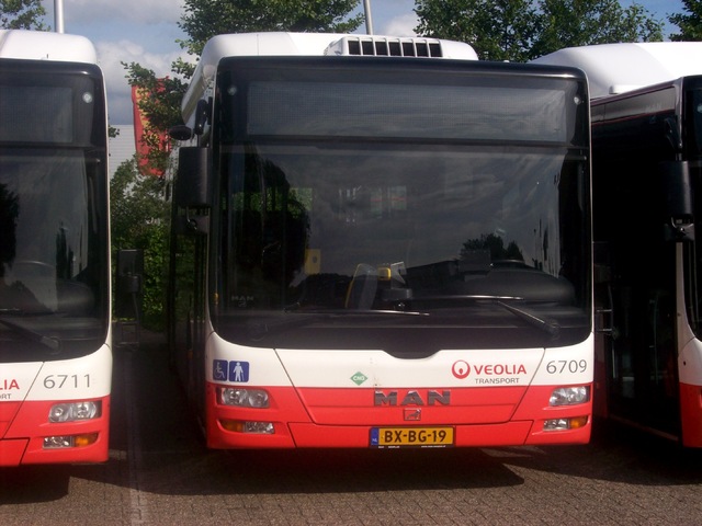 Foto van VEO MAN Lion's City CNG 6709 Standaardbus door wyke2207