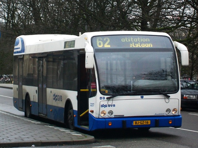 Foto van GVB Berkhof Jonckheer 227 Standaardbus door wyke2207