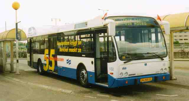 Foto van GVB Berkhof Jonckheer 102 Standaardbus door Jelmer