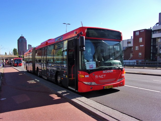 Foto van EBS Scania OmniLink G 1001 Gelede bus door Lijn45