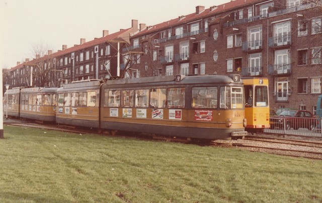 Foto van RET Rotterdamse Düwag GT6 626 Tram door JanWillem