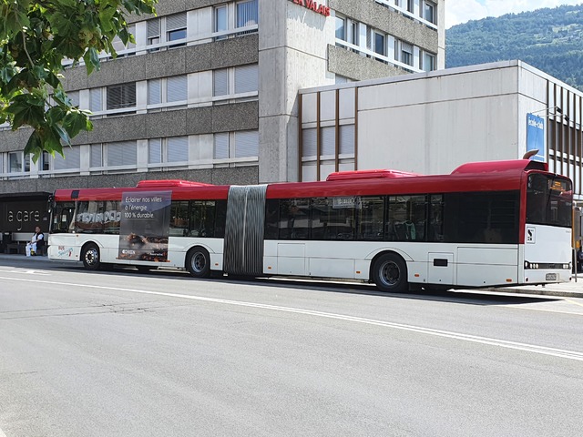 Foto van Postauto Solaris Urbino 18 10175 Gelede bus door wyke2207