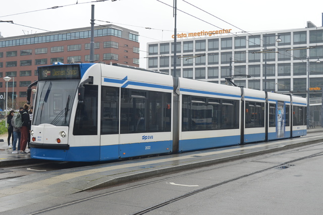 Foto van GVB Siemens Combino 2022 Tram door wyke2207