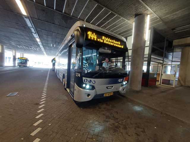 Foto van RET VDL Citea SLE-120 Hybrid 1274 Standaardbus door BusspotterWillem