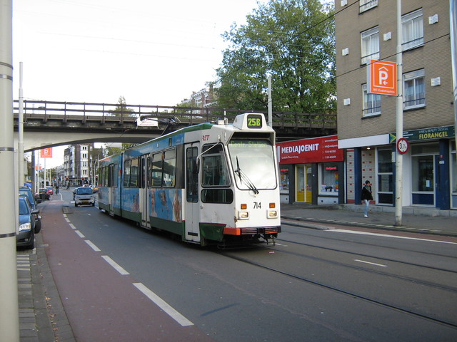 Foto van RET ZGT 714 Tram door JanWillem