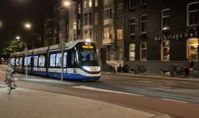 Foto van GVB 15G-tram (Urbos) 3043 Tram door Rotterdamseovspotter