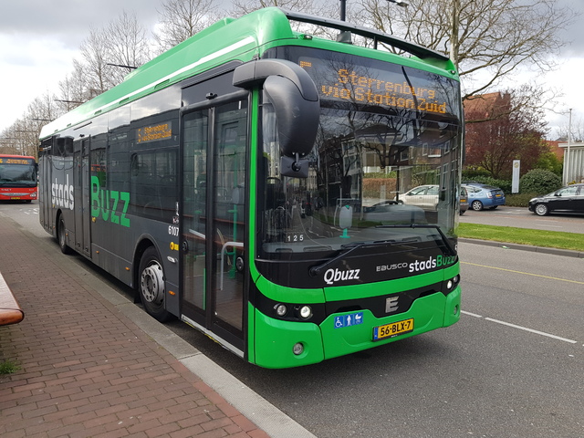 Foto van QBZ Ebusco 2.2 (12mtr) 6107 Standaardbus door treinspotter-Dordrecht-zuid