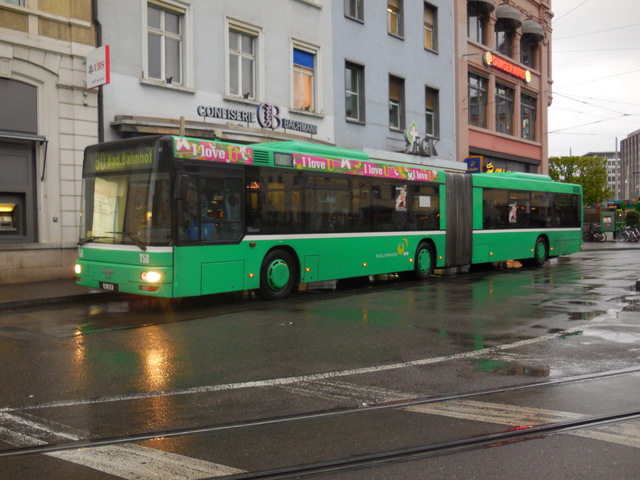 Foto van BVB MAN A23 758 Gelede bus door Stadsbus