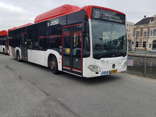 Foto van EBS Mercedes-Benz Citaro NGT Hybrid 5160 Standaardbus door_gemaakt treinspotter-Dordrecht-zuid
