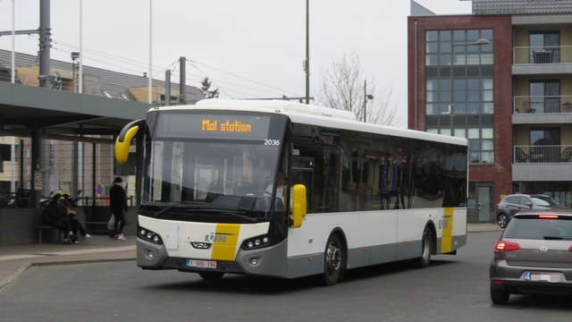 Foto van DeLijn VDL Citea SLE-120 2036 Standaardbus door TreinspotterUtrecht