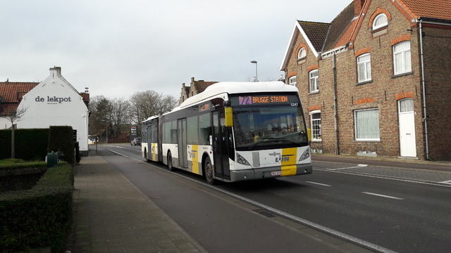Foto van DeLijn Van Hool AG300 5247 Gelede bus door_gemaakt BusfanTom