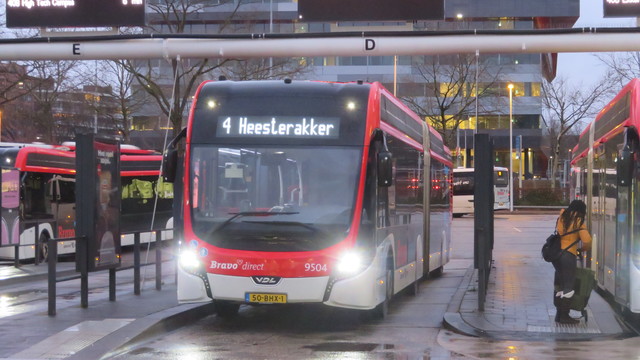 Foto van HER VDL Citea SLFA-181 Electric 9504 Gelede bus door_gemaakt TreinspotterUtrecht