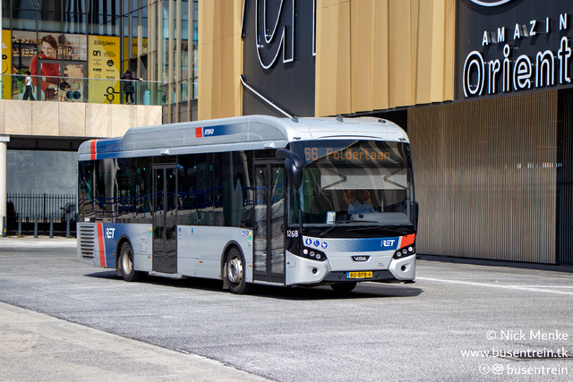 Foto van RET VDL Citea SLE-120 Hybrid 1268 Standaardbus door Busentrein