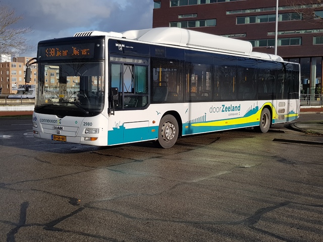 Foto van CXX MAN Lion's City CNG 2980 Standaardbus door treinspotter-Dordrecht-zuid