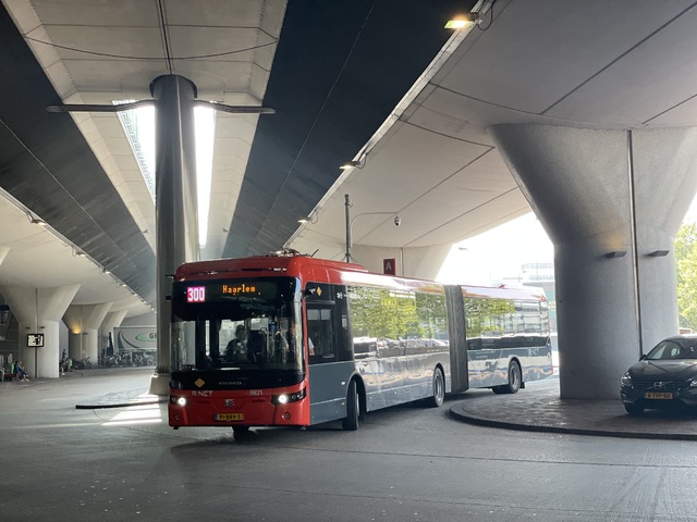 Foto van CXX Ebusco 2.2 (18mtr) 9821 Gelede bus door_gemaakt M48T