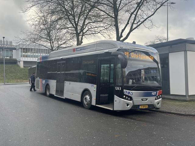 Foto van RET VDL Citea SLE-120 Hybrid 1263 Standaardbus door WimRET2023