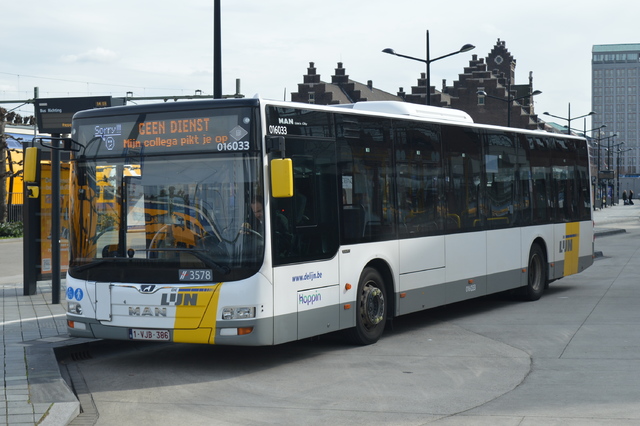 Foto van DeLijn MAN Lion's City 16033 Standaardbus door wyke2207