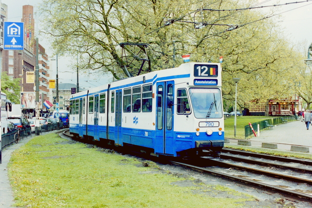 Foto van GVB 9- & 10G-tram 790 Tram door CN6635