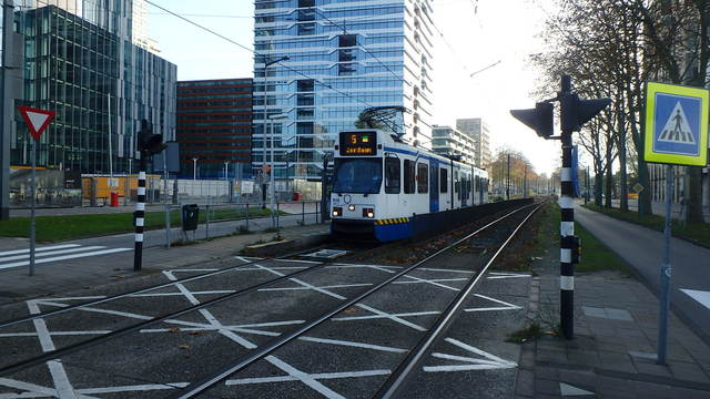 Foto van GVB 11G-tram 909 Tram door Perzik