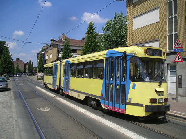 Foto van MIVB Brusselse PCC 7734 Tram door Perzik