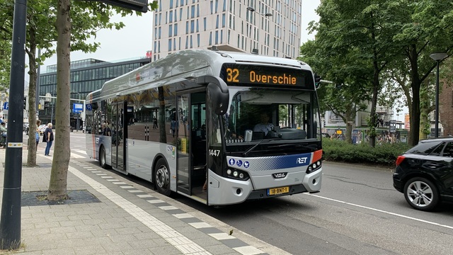 Foto van RET VDL Citea SLF-120 Electric 1447 Standaardbus door_gemaakt Stadsbus