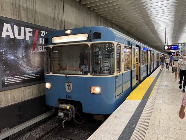 Foto van MVG MVG Baureihe A 6360 Metro door Stadsbus