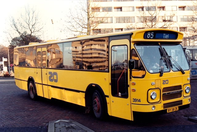 Foto van ZO DAF MB200 3914 Standaardbus door wyke2207