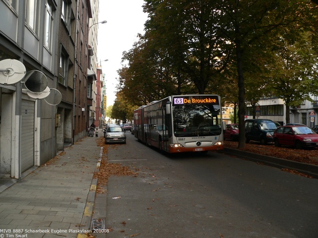 Foto van MIVB Mercedes-Benz Citaro G 8887 Gelede bus door tsov