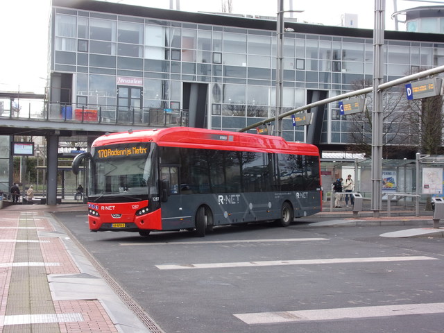 Foto van RET VDL Citea SLE-120 Hybrid 1287 Standaardbus door Lijn45