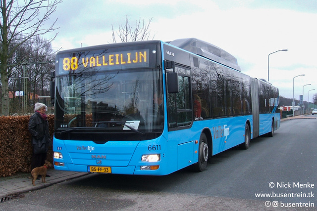 Foto van BBA MAN Lion's City G CNG 6611 Gelede bus door_gemaakt Busentrein