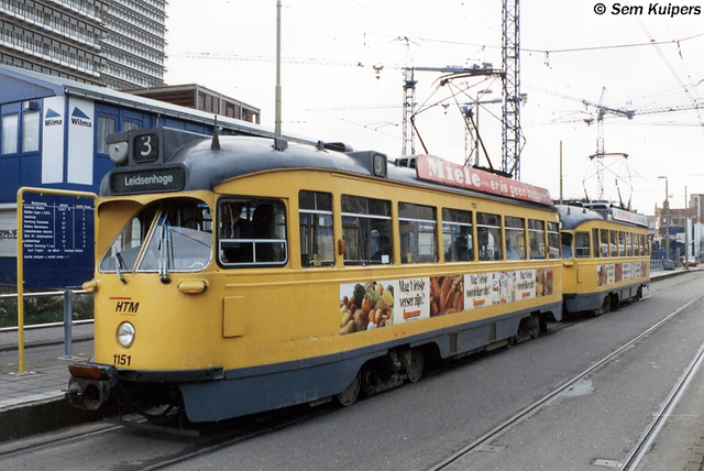 Foto van HTM Haagse PCC 1151 Tram door RW2014