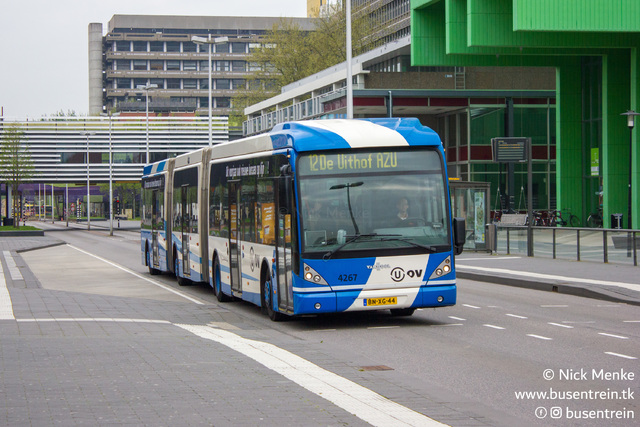 Foto van QBZ Van Hool AGG300 4267 Dubbelgelede bus door Busentrein