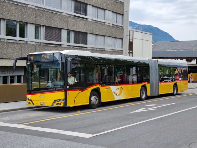 Foto van Postauto Solaris Urbino 18 11629 Gelede bus door_gemaakt wyke2207