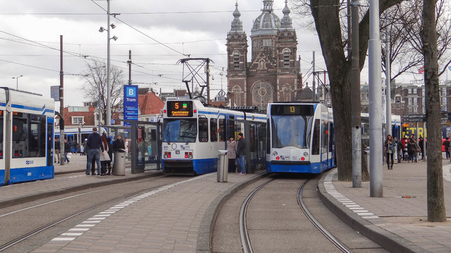 Foto van GVB 11G-tram 901 Tram door OVdoorNederland