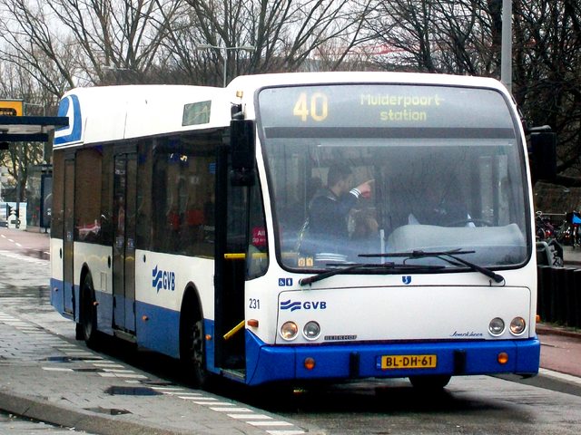 Foto van GVB Berkhof Jonckheer 231 Standaardbus door wyke2207