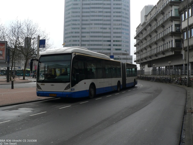 Foto van BBA Van Hool AG300 836 Gelede bus door_gemaakt tsov