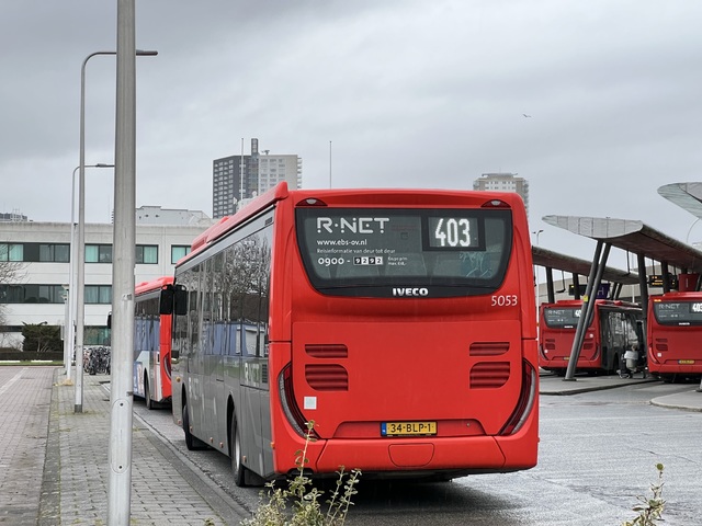 Foto van EBS Iveco Crossway LE CNG (12mtr) 5053 Standaardbus door Stadsbus