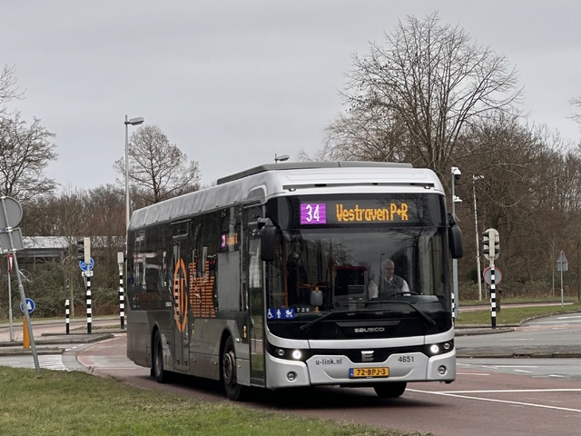 Foto van QBZ Ebusco 2.2 (12mtr) 4651 Standaardbus door Ovzuidnederland