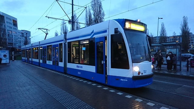 Foto van GVB Siemens Combino 2067 Tram door MHVentura