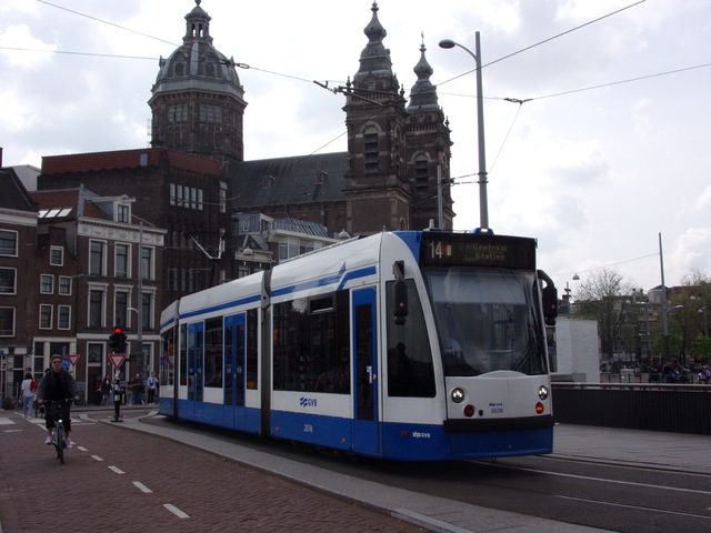 Foto van GVB Siemens Combino 2076 Tram door Lijn45