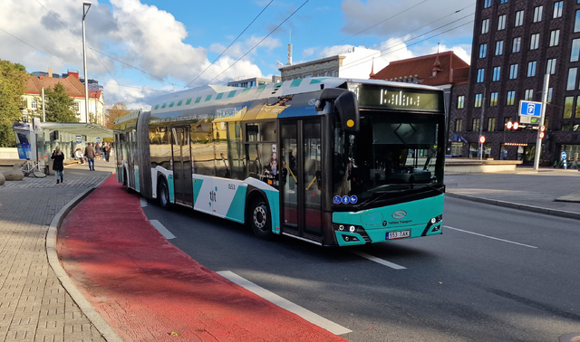Foto van TLT Solaris Urbino 18 CNG 1553 Gelede bus door RKlinkenberg