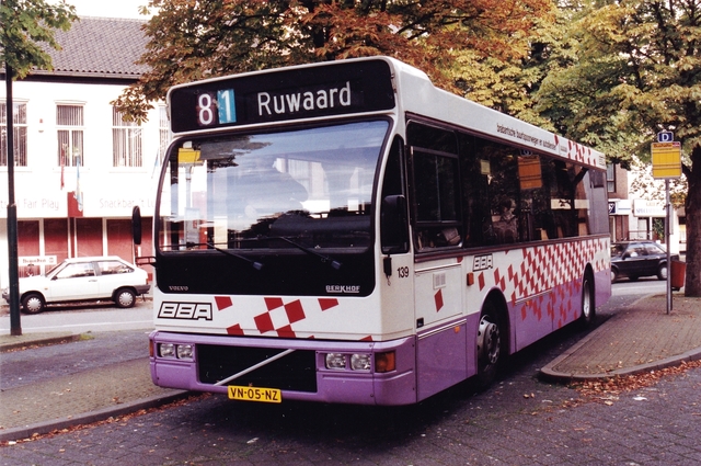 Foto van BBA Berkhof 2000NL 139 Standaardbus door wyke2207