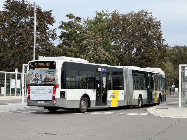Foto van DeLijn Van Hool AG300 5802 Gelede bus door Stadsbus