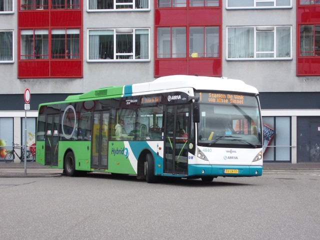 Foto van ARR Van Hool A300 Hybrid 4840 Standaardbus door Lijn45