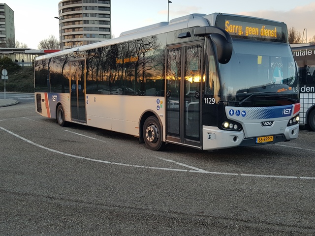 Foto van RET VDL Citea LLE-120 1129 Standaardbus door treinspotter-Dordrecht-zuid