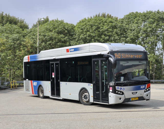 Foto van RET VDL Citea SLE-120 Hybrid 1301 Standaardbus door CakiMedia