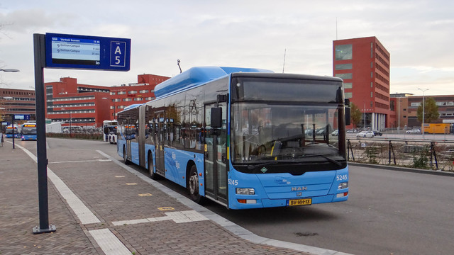 Foto van KEO MAN Lion's City G CNG 5245 Gelede bus door OVdoorNederland
