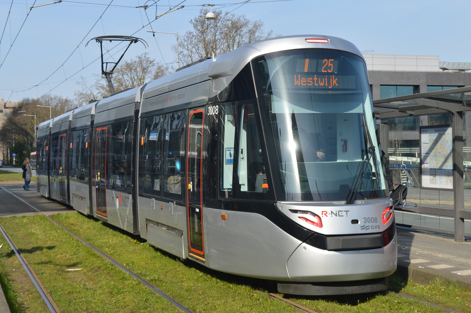 Foto van GVB 15G-tram (Urbos) 3008